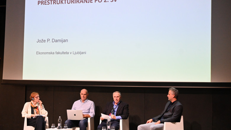 Gospodarske posledice druge svetovne vojne za svetovno ureditev in za Jugoslavijo. Vera Katz, Jože P. Damijan, Neven Borak, Aleksander Lorenčič