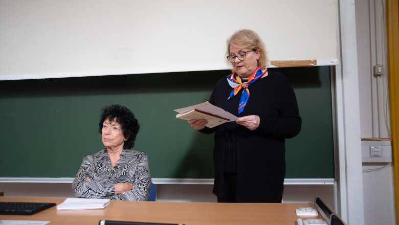 Luisa Valenzuela in prof. dr. Branka Kalenić Ramšak