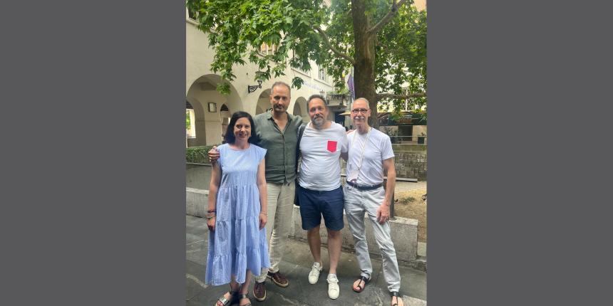 (Od leve proti desni): Nina Petek, Urban Kordeš, Matej Andraž Vogrinčič in Tim McHenry