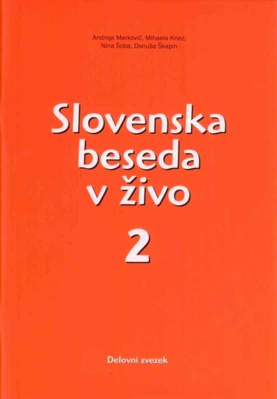 Slovenska beseda v živo 2, delovni zvezek